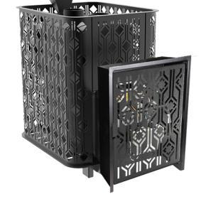 Чугунная печь с закрытой каменкой Verona 26 ГАЗ