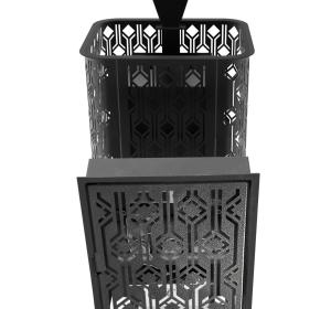 Печь с закрытой каменкой Варна 16 Aisi 430