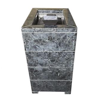 Чугунная печь Verona 18 Закрытая каменка Aisi-304 облицовка Пироксенит — фото-542_7